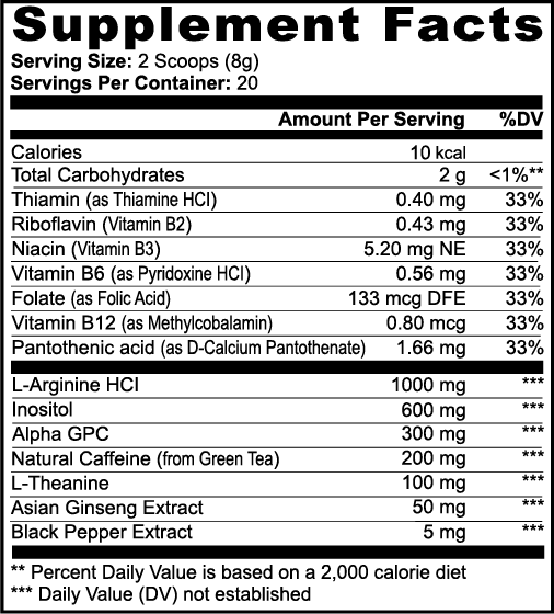 G-FORCE Pre-Workout (Sour Candy)